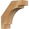 Ekena Millwork 4"W x 12"D x 12"H Merced Rough Sawn Knee Brace, Western Red Cedar BRC04X12X12MRC00RWR - alternate 1